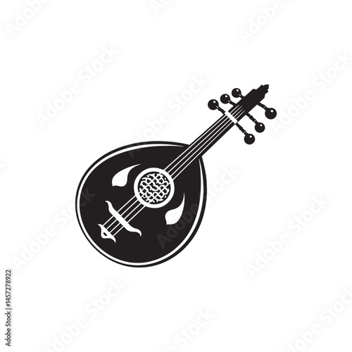 Timeless Melody: A Beautiful Collection of Oud Vector Silhouettes Highlighting the Elegant Shape, Rich Sound, and Cultural Significance of This Traditional Middle Eastern String Instrument.
