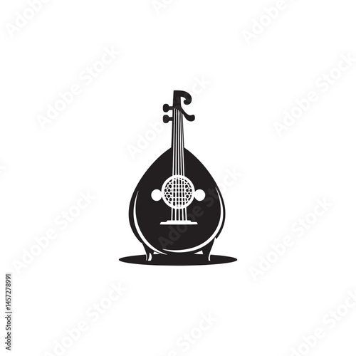 Timeless Melody: A Beautiful Collection of Oud Vector Silhouettes Highlighting the Elegant Shape, Rich Sound, and Cultural Significance of This Traditional Middle Eastern String Instrument.
