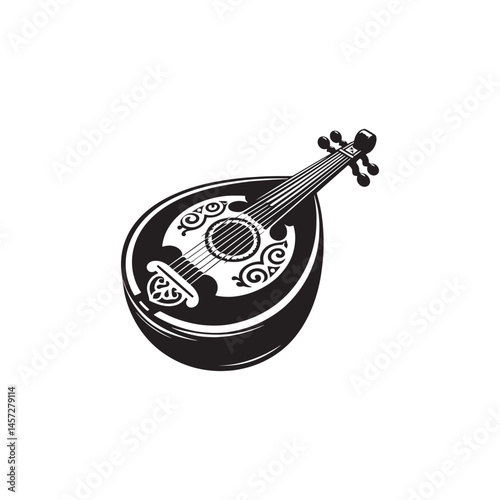 Timeless Melody: A Beautiful Collection of Oud Vector Silhouettes Highlighting the Elegant Shape, Rich Sound, and Cultural Significance of This Traditional Middle Eastern String Instrument.
