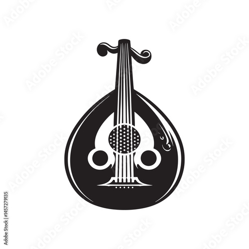 Timeless Melody: A Beautiful Collection of Oud Vector Silhouettes Highlighting the Elegant Shape, Rich Sound, and Cultural Significance of This Traditional Middle Eastern String Instrument.
