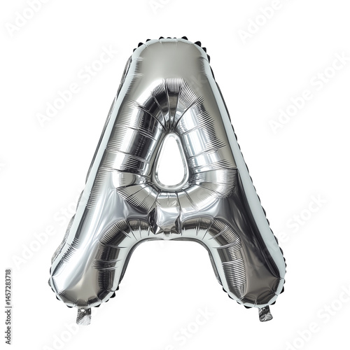 Wallpaper Mural Silver letter balloon decoration for party celebrations PNG on a transparent background  Torontodigital.ca