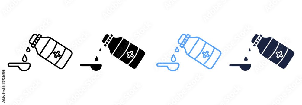 syrup best icon sheet with multi-style design collection syrup best icon sheet with multi-style design collection