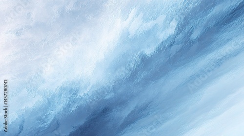 Smooth Blue Ice Texture with Digital Gradient Background