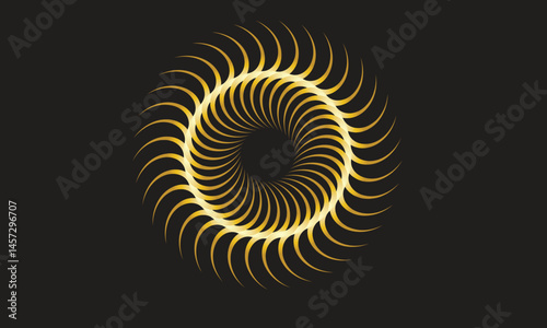 spiral, radial symmetry, abstract background, generative, digital art