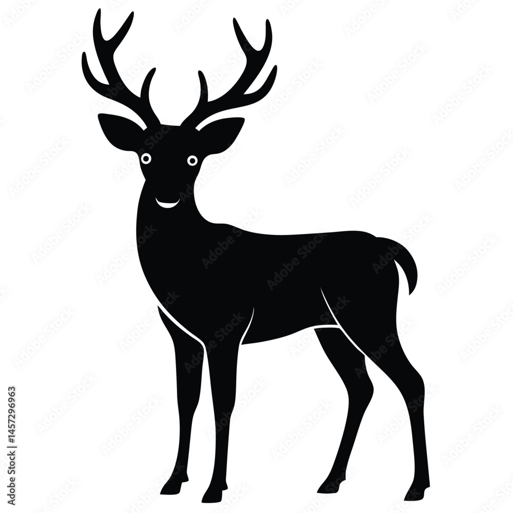Obraz premium deer vector illustration