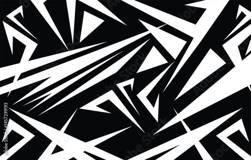 Abstract background with various arrow pattern