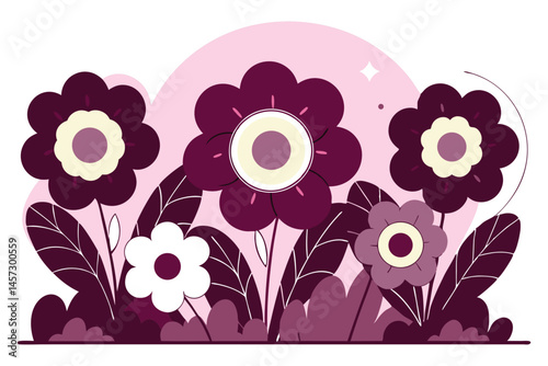 Chunky, rounded petals stacked like gumdrops around a central seed