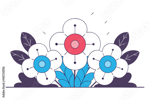 Clusters of three softly rounded petals per layer spiraling around the center