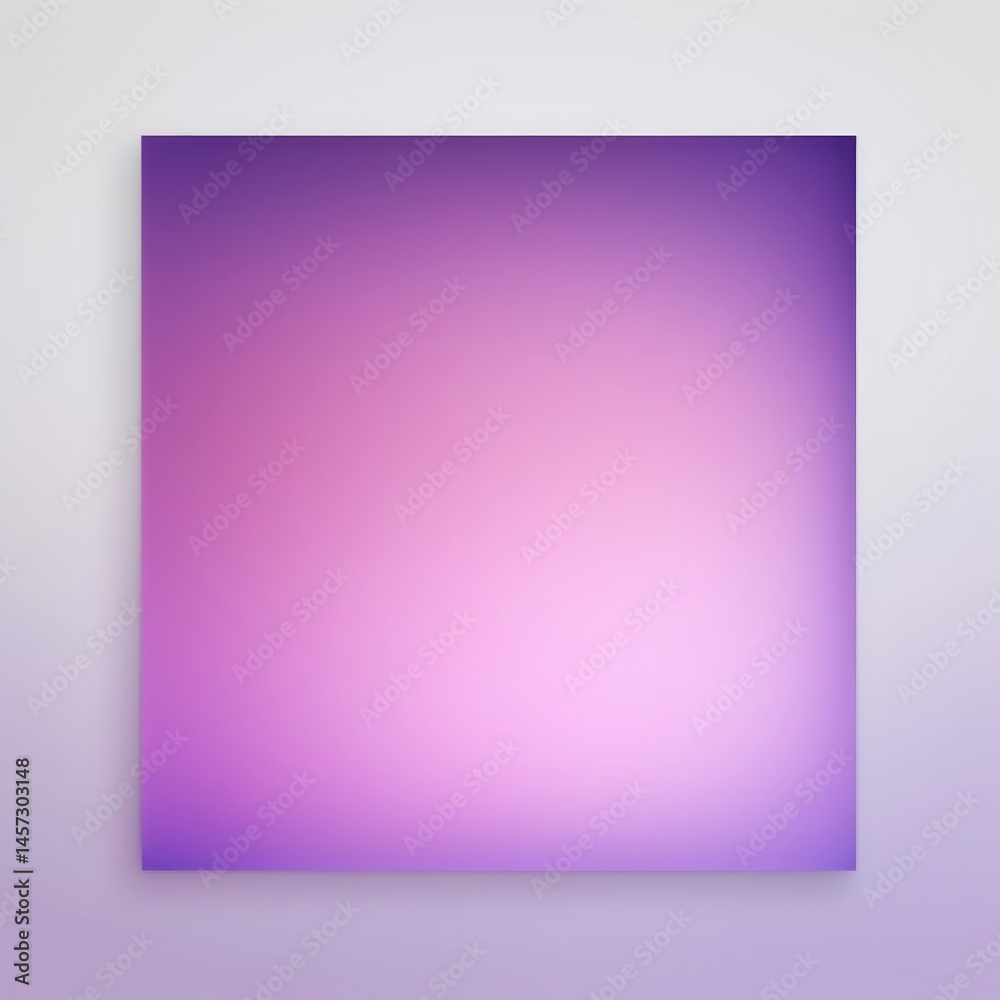 Fototapeta premium Abstract blurred gradient illustration square shape backgrounds purple violet.