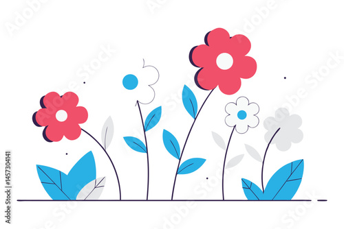 Round petals flowing outward like gently melting cream puddles