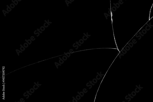 Close-up wrinkles and cracks on LCD screen glass display from smartphone, tablet or monitor from effect smash and fall bumps with detail pattern background, for use as a pattern on tiles or wallpaper