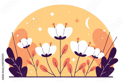 PriSeveral orbits of soft rounded petal loops forming layered circular blooms