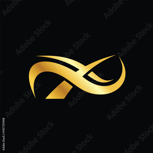 Letter NYX luxury logo design