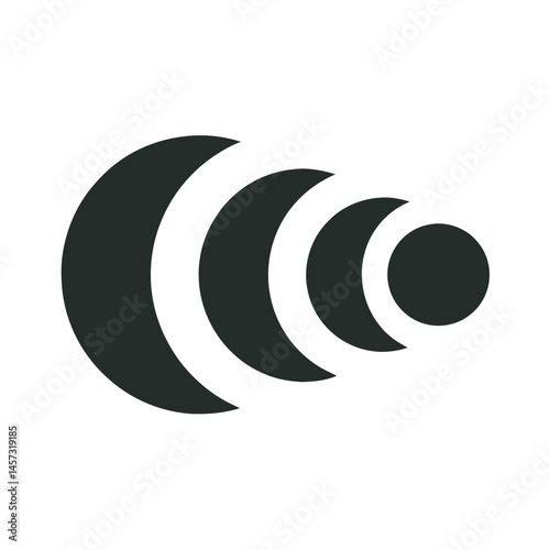 Moon Phases Illustrating Lunar Cycle