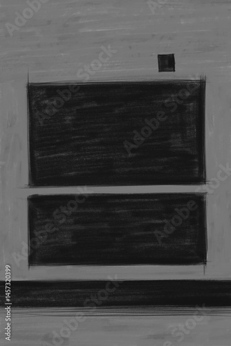 Abstract image for modern interior. Painted on a tablet.