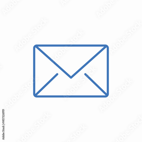 email envelope icon sign vector
