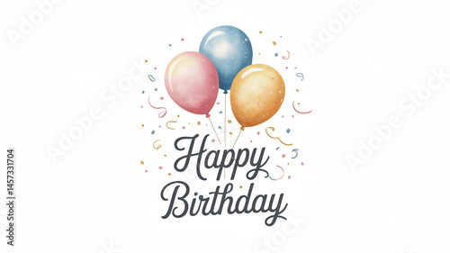 Happy Birthday Balloons