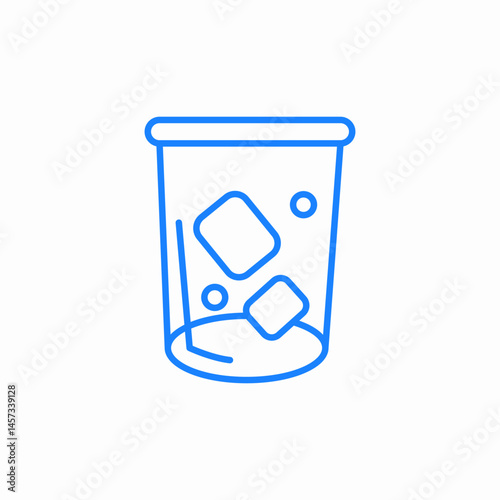 waste basket trash icon sign vector