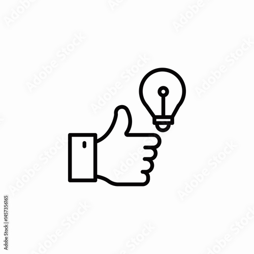 idea approval success icon sign vector