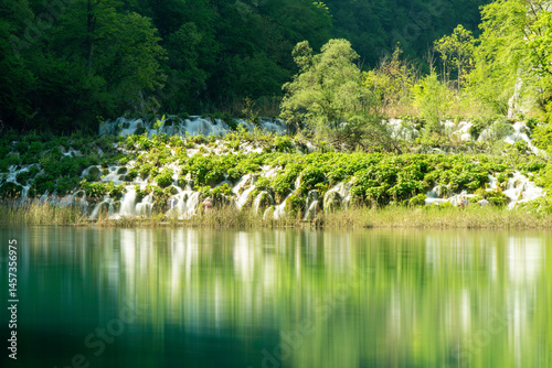Obraz na płótnie Laghi di Plitvice w salonie