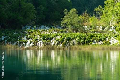 Obraz na płótnie Laghi di Plitvice w salonie