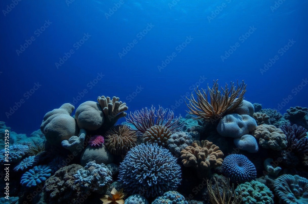 Vibrant Underwater Coral Reef