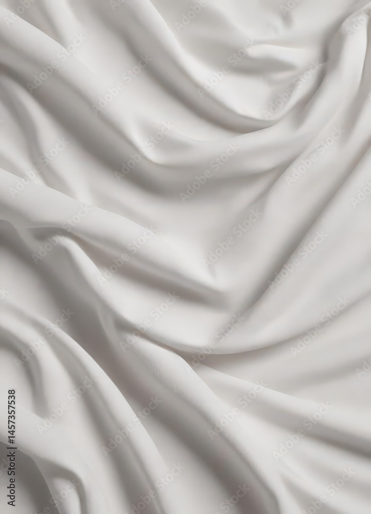 Obraz premium Wrinkled, aged white cotton cloth texture Seamless background ideal for design , rustic, seamless texture, pure