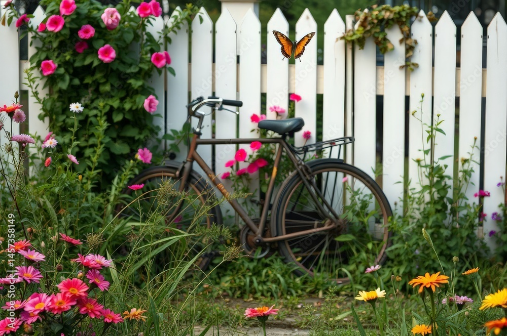 Resilient Beauty in an Overgrown Garden