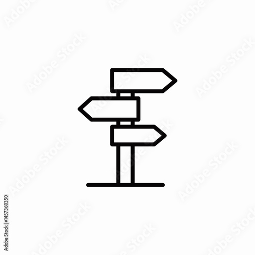 road signs beach icon sign vector