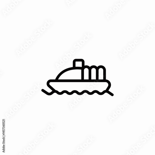 sailing boat nautical ship icon sign vector