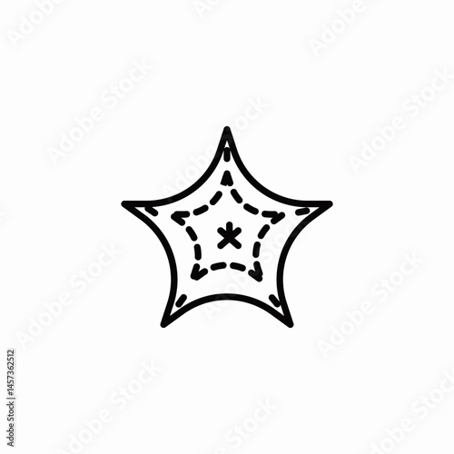 star multiple icon sign vector