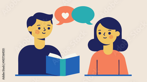 Book Club At a book club meeting the extrovert passionately shares their thoughts on the book while the introvert shares a carefully thoughtout comment reflecting their more