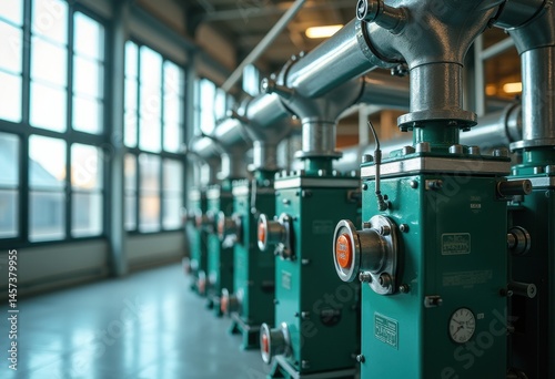 industrial filter system clean air output technology design machinery efficiency environment sustainability, equipment, device, production, integration