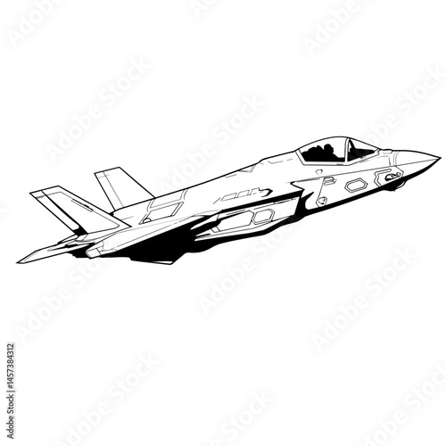 F-35 Lightning II Fighter Jet in Flight,
Stealth Fighter Jet F-35 Flying High,
Modern Military Aircraft, F-35 Lightning II,
Advanced Combat Aircraft, F-35 Jet,
F-35, 5th Generation Fighter Jet