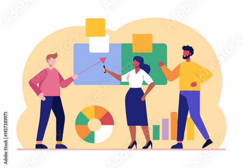 Team Brainstorming Session, Project Planning