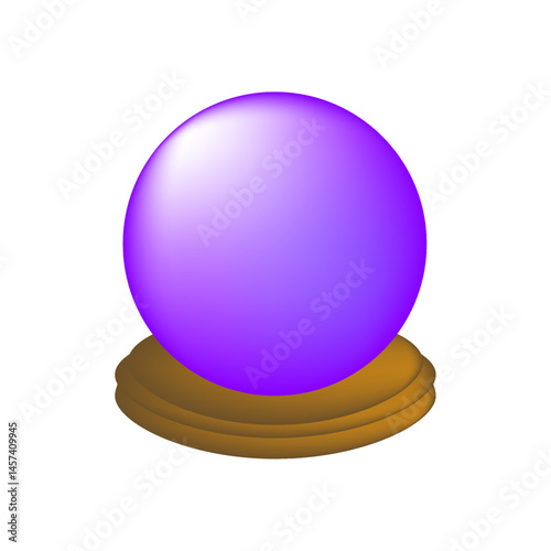 Bola de cristal Roxa