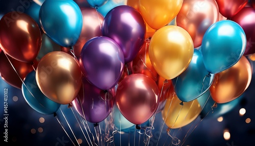 multicolored balloons