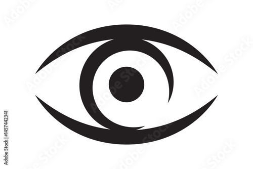 Eye icon, hyman eyeball icon.