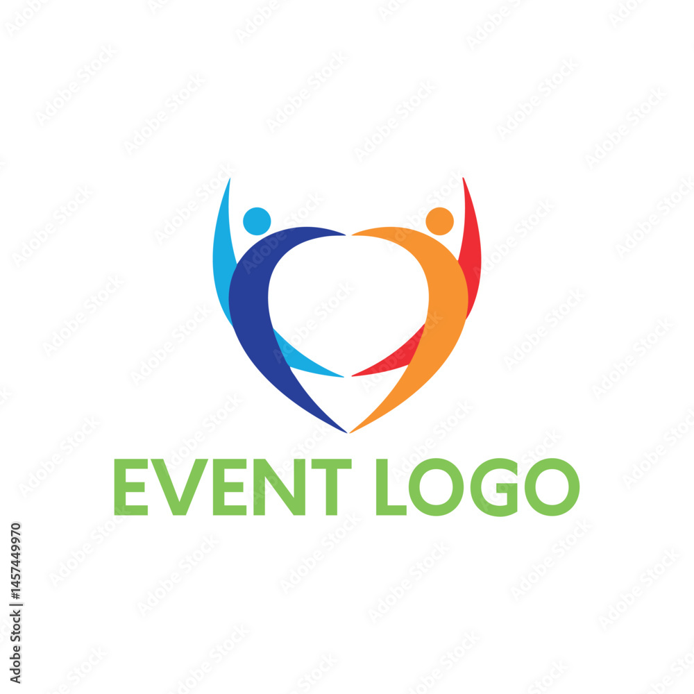 Obraz premium events logo design vector