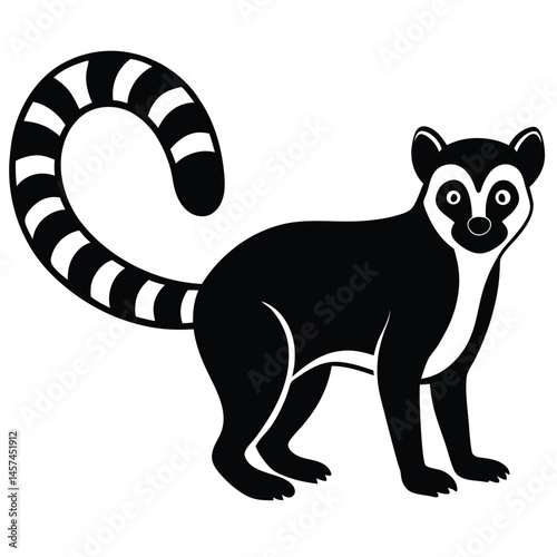 set of funny animals panda