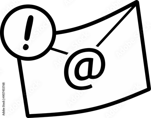Illustration of email notification. Reaching online audience with email marketing campaign, newsletter subscription, sending marketing message via email. Digital email marketing strategy.