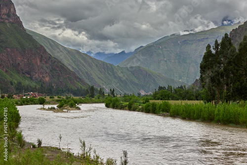 Harvest Beneath the Andes: Sacred Valley in Bloom, Farmlands in the Sacred valley photo