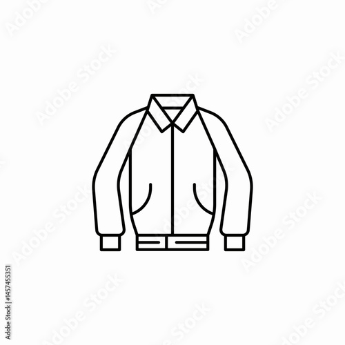 long sleeve icon sign vector