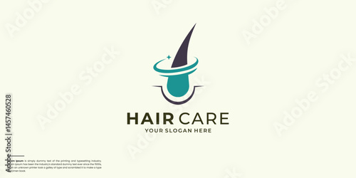 creative of hair care logo growth design inspiration.
