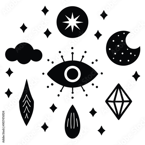 black and white poker cards