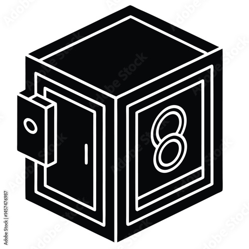 safe with dollar symbol