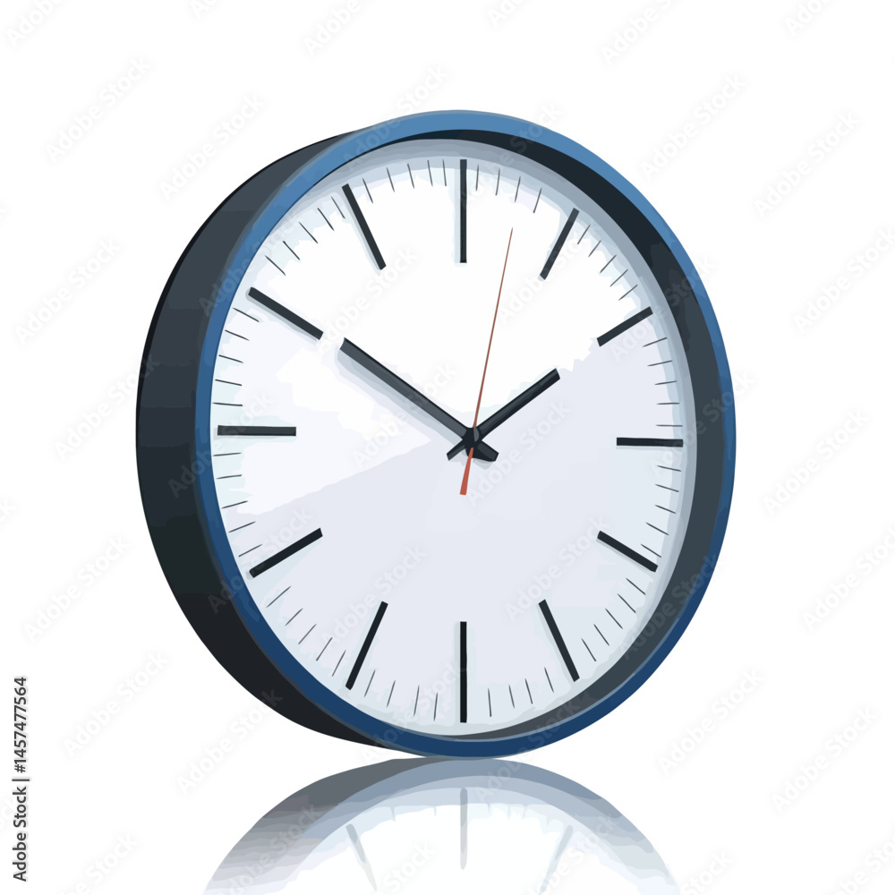 Clock vector icon, isolated on white background - Clock vector icon, isolated on white background -