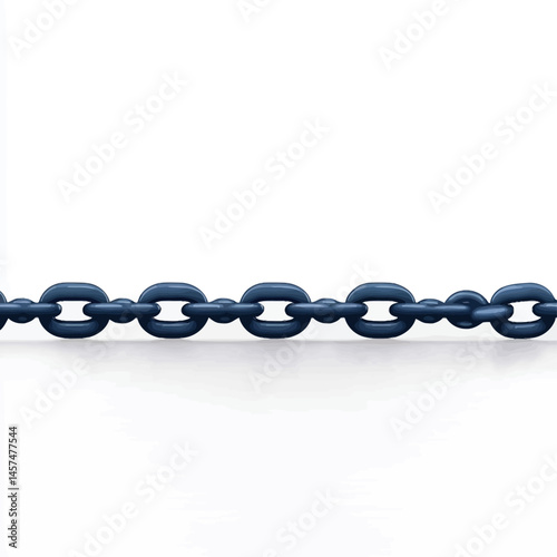 metal chain isolated on white background vector