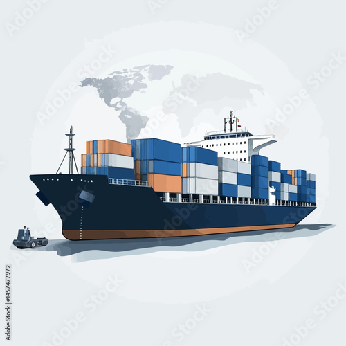 Export vector icon, isolated on white background  -  