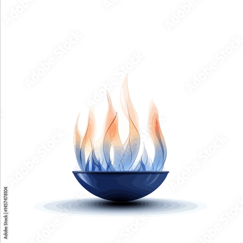Gas vector icon, isolated on white background  -  